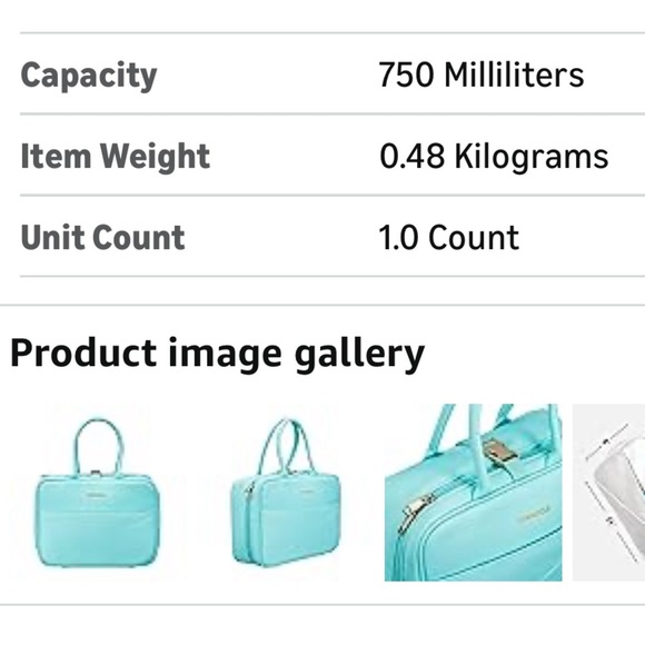 🥶Corkcicle Neoprene Baldwin Box Turquoise Lunchbox - Picture 13 of 14